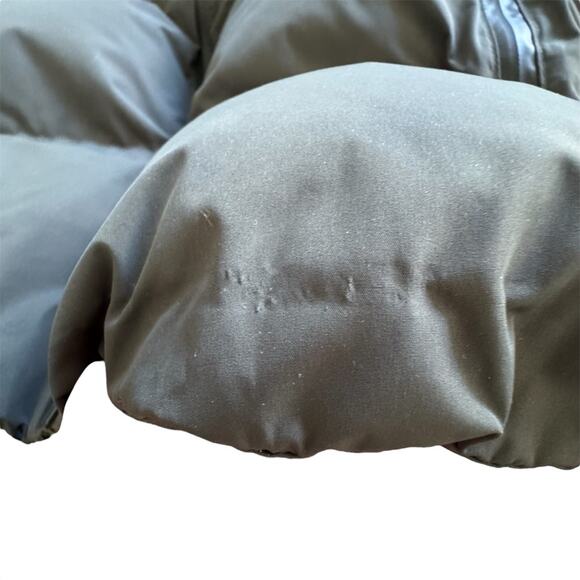 Zara Kids’ Hooded Puffer Jacket Green Water Repellent Size 8-9 - Picture 7 of 8